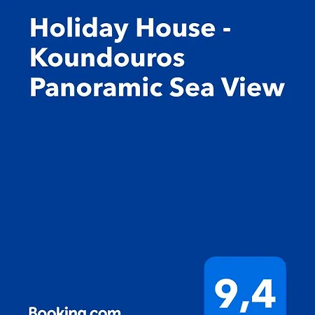 House - Panoramic Sea View * Koundouros